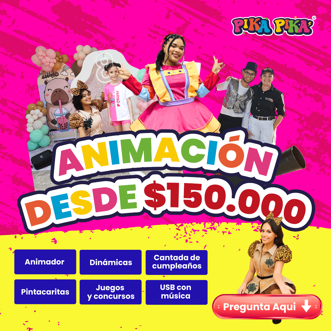Fiestas infantiles, recreación, entretenimiento | PikaPika Eventos